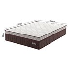 Conjunto Cama Box Queen Rony Com Molas Ensacadas 158x198x69cm