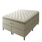 Conjunto Cama Box Queen Size Dangelis Dg 336 Soft Cell 158x19