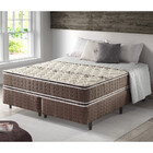 Conjunto Cama Box Queen Size Espuma D28/d70 Dupla Face Orlean