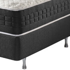 Conjunto Cama Box Queen Size Molas Ensacadas Seattle Hiper So