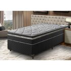 Conjunto Cama Box Solteiro 188x88x24cm Molas Ensacadas Active