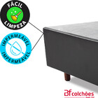 Conjunto Cama Box Solteiro + Colchão D45 Espuma  88x188x58cm