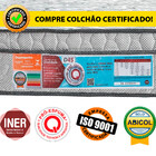 Conjunto Cama Box Solteiro + Colchão D45 Espuma  88x188x58cm