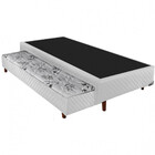 Conjunto Cama Box Solteiro Com Auxiliar Espuma + Colchão Mola
