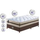 Conjunto Cama Box Solteiro De Molas Ensacadas Cama Inbox Sele