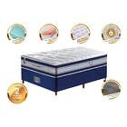 Conjunto Cama Box Solteiro De Molas Ensacadas D33 Cama Inbox
