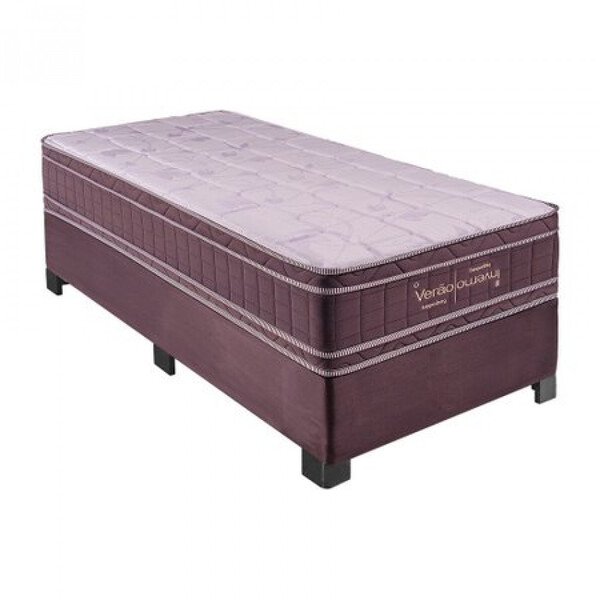 Conjunto Cama Box Solteiro De Molas Kappesberg Inverno E Verão