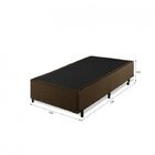 Conjunto Cama Box Solteiro Molas Ensacadas 188x88x33cm Umafle