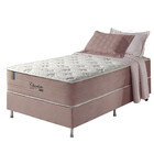 Conjunto Cama Box Solteiro Twin Size Molas Ensacadas Pillow T