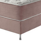 Conjunto Cama Box Solteiro Twin Size Molas Ensacadas Pillow T