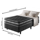 Conjunto Cama Box Twin Size Espuma D45 Philadelphia Extra Fir