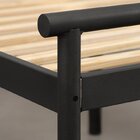 Conjunto Cama Casal 2 Mesas De Cabeceira Em Aço Begônia Cabec