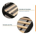 Conjunto Cama Casal 2 Mesas De Cabeceira Em Aço Begônia Cabec