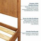 Conjunto Cama Casal Com 2 Mesas De Cabeceira E Cômoda Oiti Ca