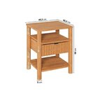 Conjunto Cama Casal Com 2 Mesas De Cabeceira Oiti Cabecasa Ma