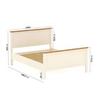 Conjunto Cama Casal, Guarda-roupa 4 Portas Ananda Cabecasa Ma