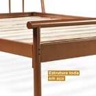 Conjunto Cama Casal, Mesa De Cabeceira E Arara De Roupas Em A