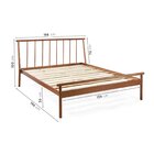 Conjunto Cama Casal, Mesa De Cabeceira E Arara De Roupas Em A