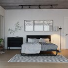 Conjunto Cama Casal Queen E Cômoda 3 Gavetas Concept Cabecasa