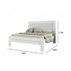 Conjunto Cama Casal Safira E Mesa De Cabeceira 3 Gavetas Vero