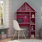 Conjunto Cama, Cômoda, Roupeiro E Escrivaninha Casinha - Geli