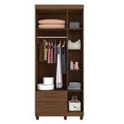 Conjunto Cama De Solteiro Com Baú 2 Gavetas Ravena E Guarda-r