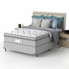 Conjunto Cama E Box Casal Evolution Plw Euro 58x188x138m Prod