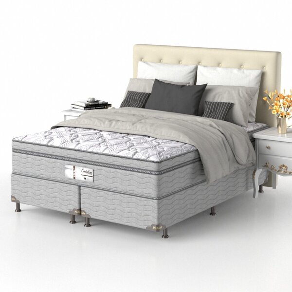 Conjunto Cama E Box Evolution Plw Euro 58x198x158cm Prodormir