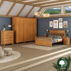 Conjunto Cama Nathalia, 2 Mesas De Cabeceiras Nathalia, Cômod