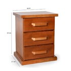 Conjunto Cama Nathalia, 2 Mesas De Cabeceiras Nathalia, Cômod