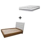 Conjunto Cama Oslo Com Colchão Sun Tec Queen 158cm - 67409