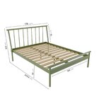 Conjunto Cama Queen 2 Mesa De Cabeceira E Arara De Roupas Em