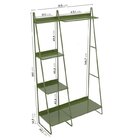 Conjunto Cama Queen 2 Mesa De Cabeceira E Arara De Roupas Em