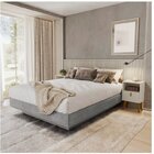 Conjunto Cama Queen Bristol, Cabeceira E 2 Mesas De Cabeceira