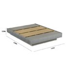 Conjunto Cama Queen Bristol E Cabeceira Laranjeiras Off White