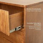 Conjunto Cama Queen Com 2 Mesas De Cabeceira E Cômoda Oiti Ca