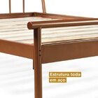 Conjunto Cama Queen, Mesa De Cabeceira E Arara De Roupas Em A