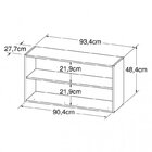Conjunto Cama Solteiro Articulável E 2 Armários Aéreos Latino
