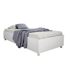 Conjunto Cama Solteiro e Mesa de Cabeceira 2 Gavetas Mônaco T