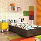 Conjunto Cama Solteiro E Mesa De Cabeceira 2 Gavetas Mônaco T