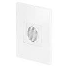 Conjunto Campainha Cigarra - Blux Recta - Branco Fosco - Brbf