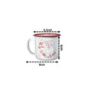 Conjunto Canecas Esmaltadas Estampa Natal 150ml 6 Unidades -