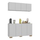 Conjunto Cantinho Do Café Armário E Aparador 4 Portas Multimó