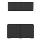 Conjunto Cantinho Do Café Armário E Aparador 4 Portas Multimó