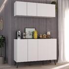 Conjunto Cantinho Do Café Retrô Armário E Aparador 4 Portas M