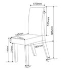 Conjunto Canto Alemão Baú Bariloche Mesa Quadrada 90cm X 90cm