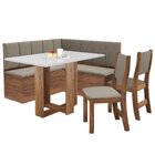 Conjunto Canto Alemão Baú Garden Com Mesa Retangular 120x80 C