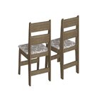 Conjunto Canto Alemão Com Mesa E 2 Cadeiras Ameixa Negra