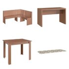 Conjunto Canto Alemão Com Mesa Fixa, 1 Banco E Almofadas Cera