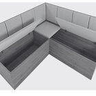Conjunto Canto Baú Com Mesa De Jantar Retangular 120x80cm Sem